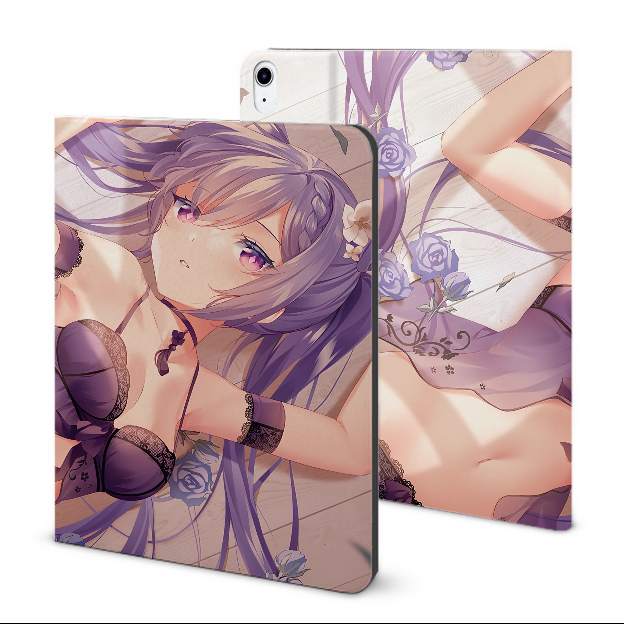 げんし神 genshin IPad ケース ブック型 PUレザー TPU 耐衝撃 軽量 薄型 ペン収納なし 全面保護 IPad 各モデル対応